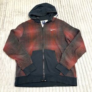 Vintage Nike blue tag  Hoodie‎ Mens Large Mini Swoosh Logo Hooded Sweatshirt